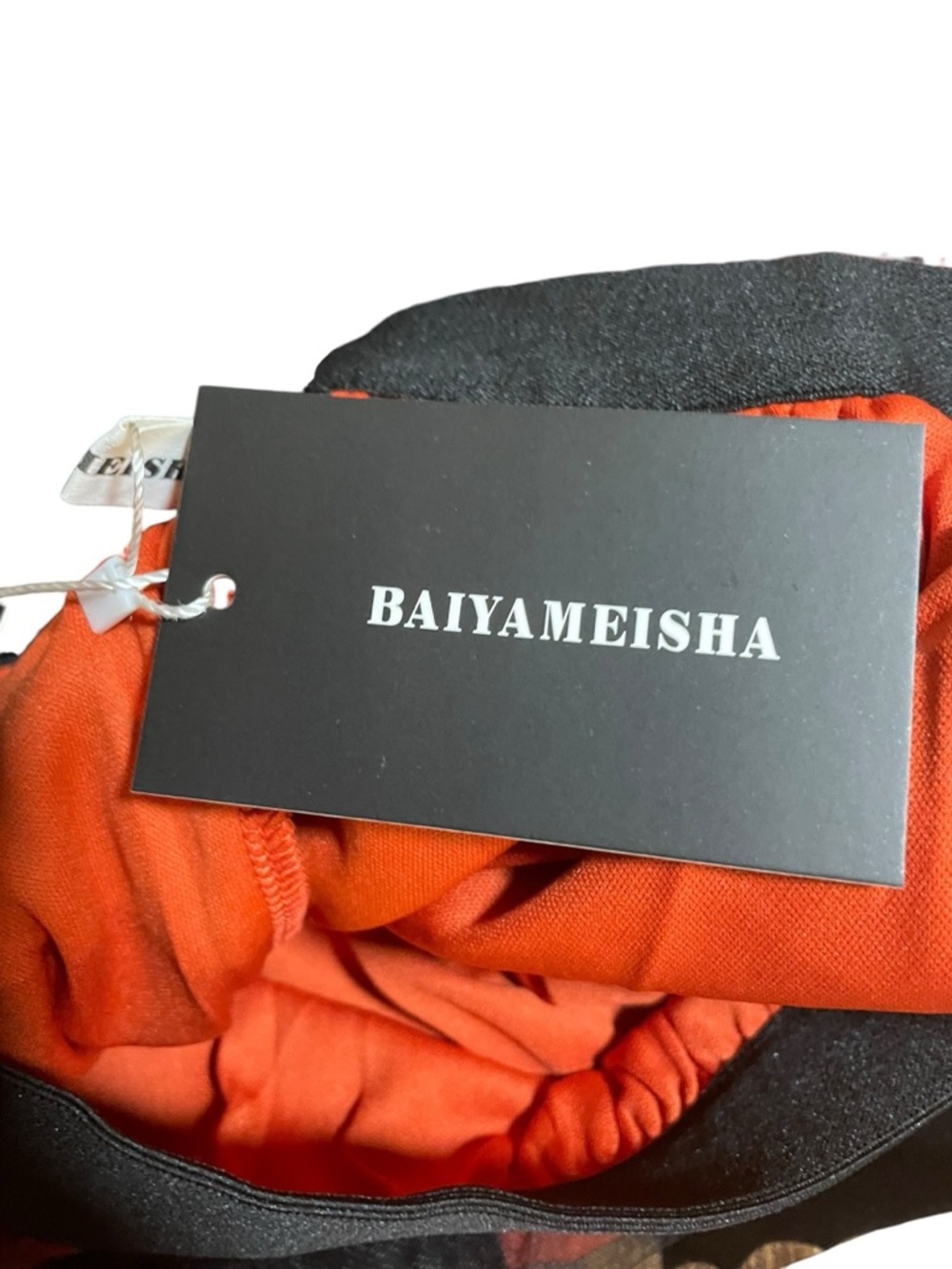 Orange black sz large Midi Tulle Skirt with Black Motif bat theme fall Halloween - Picture 4 of 7